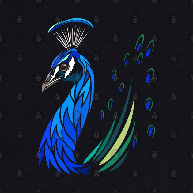 Peacock tribal by albertocubatas